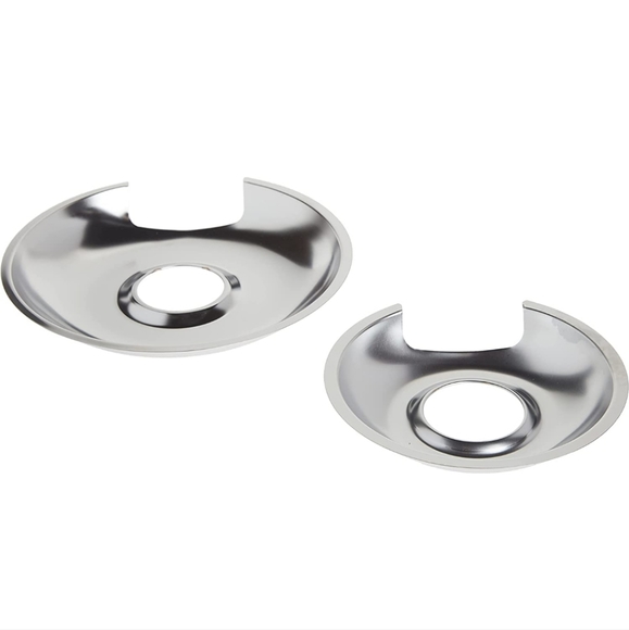 Range Kleen 10342X Style E Chrome Drip Pans, 2-Pack - Picture 4 of 7